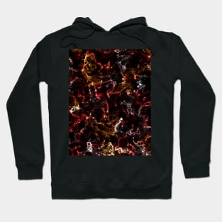 Red and gold nebula Hoodie